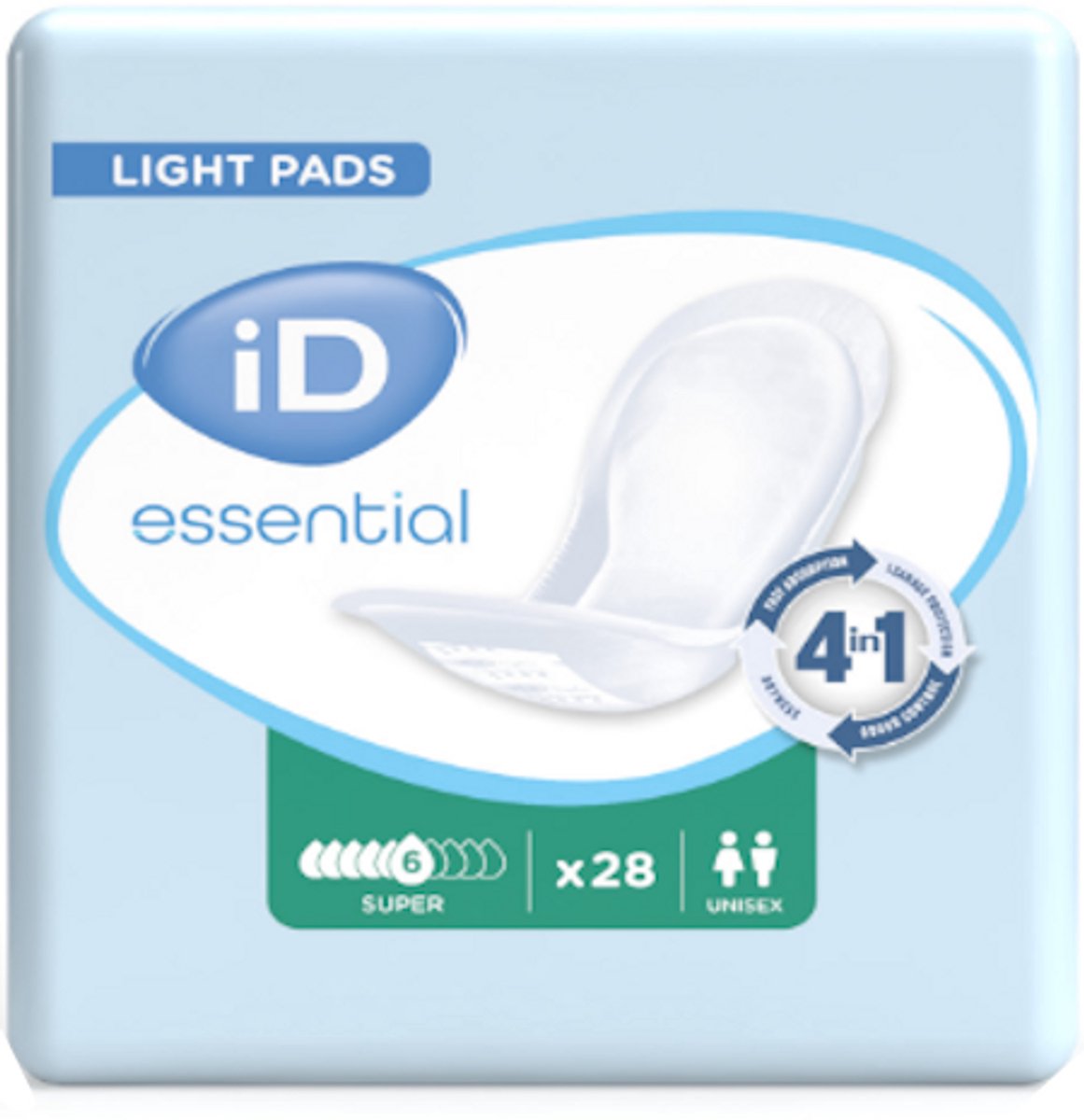 iD essential SUPER LIGHT PADS  6X28 St