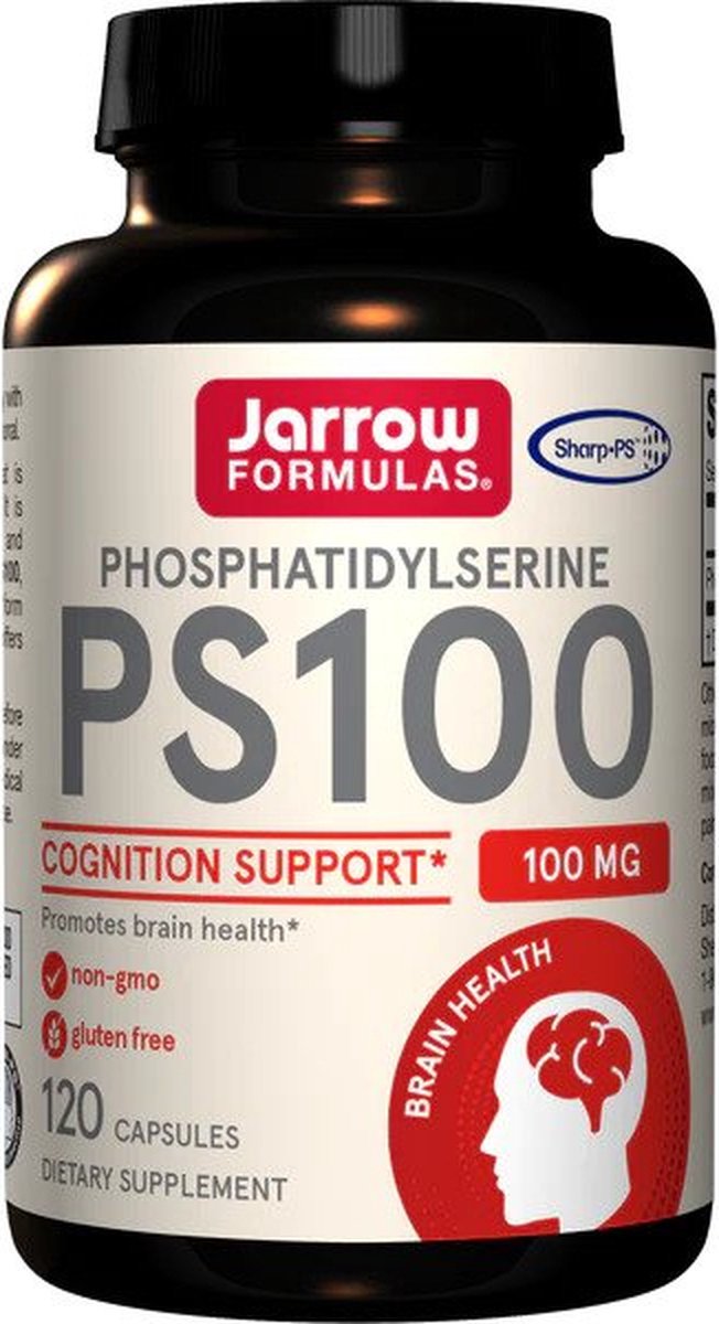 Wsparcie Mózgu Fosfatydyloseryna Jarrow Formulas PS 100 120caps