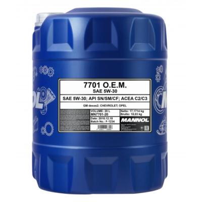 Mannol Energy Formula OP 5W-30 20 Liter