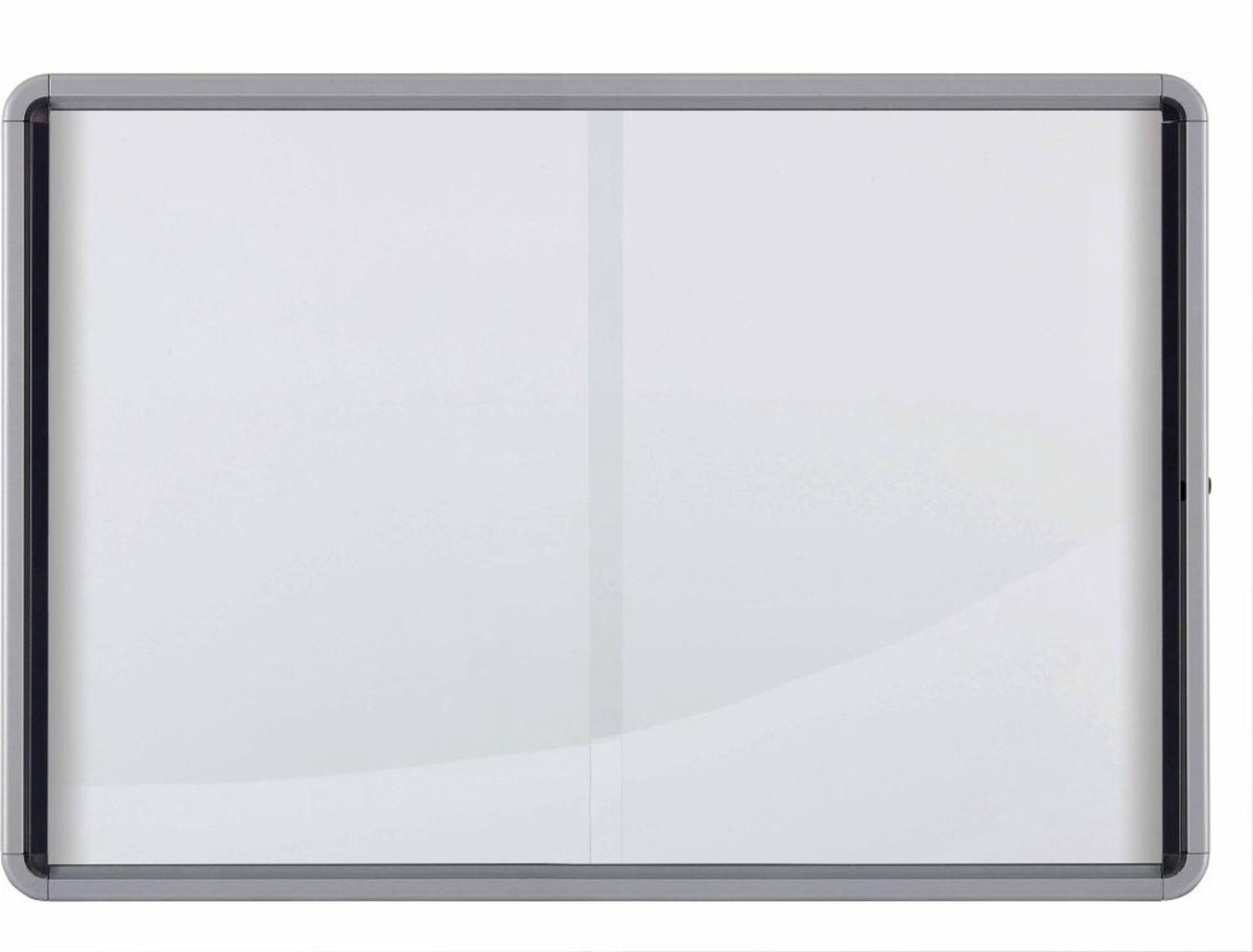 Nobo Schaukasten 97,2x100x5,4cm silber für den Innenbereich