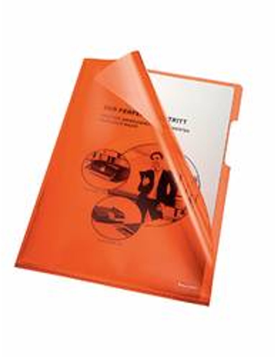 Bene Sichthüllen A4 PVC 150my orange VE=100 Stück