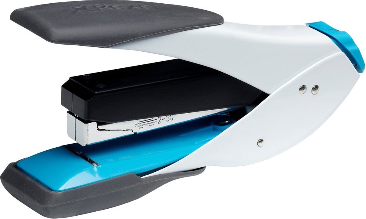 6 x Rexel Heftgerät Touch 30 weiß/blau