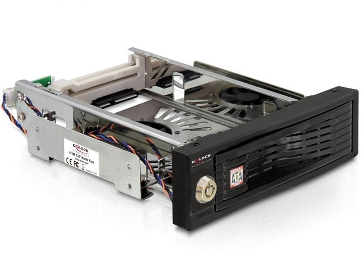 Delock Delock 5.25 Wechselrahmen für 3.5 SATA Festplatte