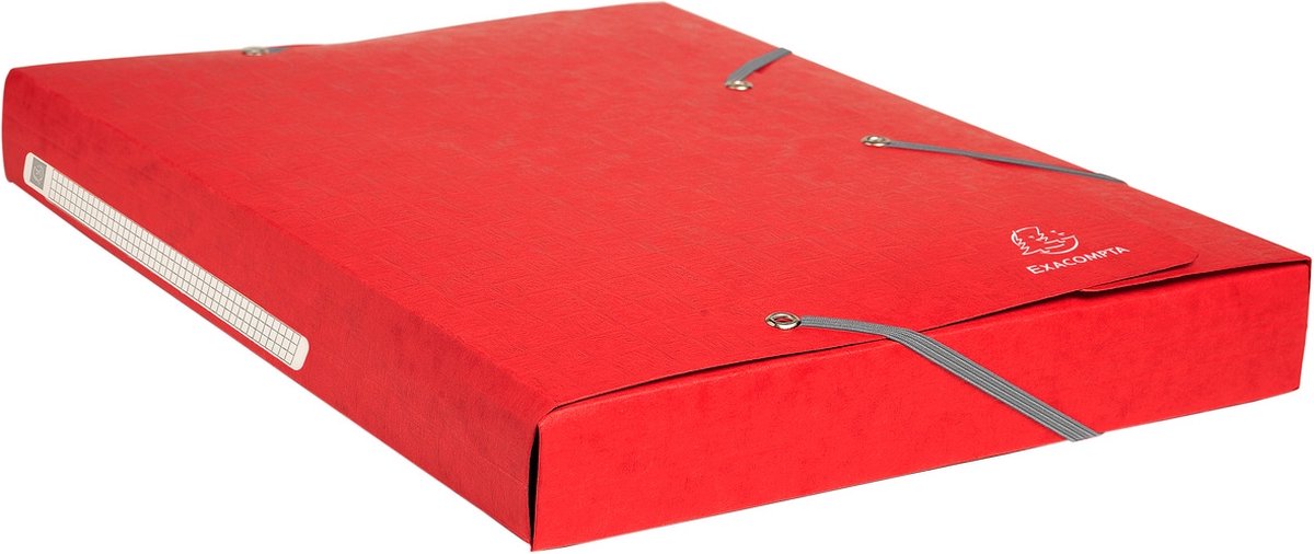 50 x Exacompta Sammelmappe A4 Scotten Manila-Karton 425g/qm rot