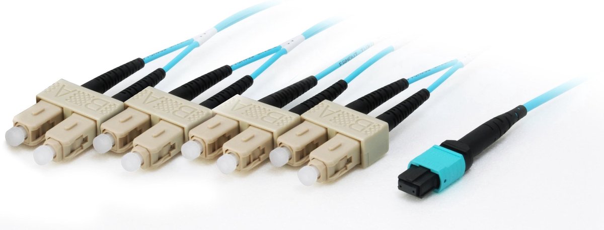 Digital data communication equip MTP/SC Trunk LWL Patchkabel, OM4, 5m