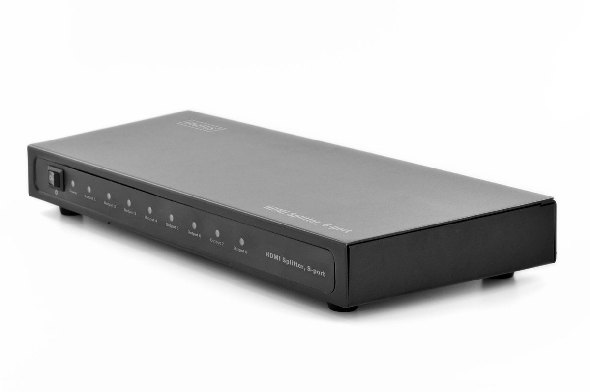 Assmann DIGITUS HDMI Splitter 8Port 1080p 3D High Speed Metallgehäuse
