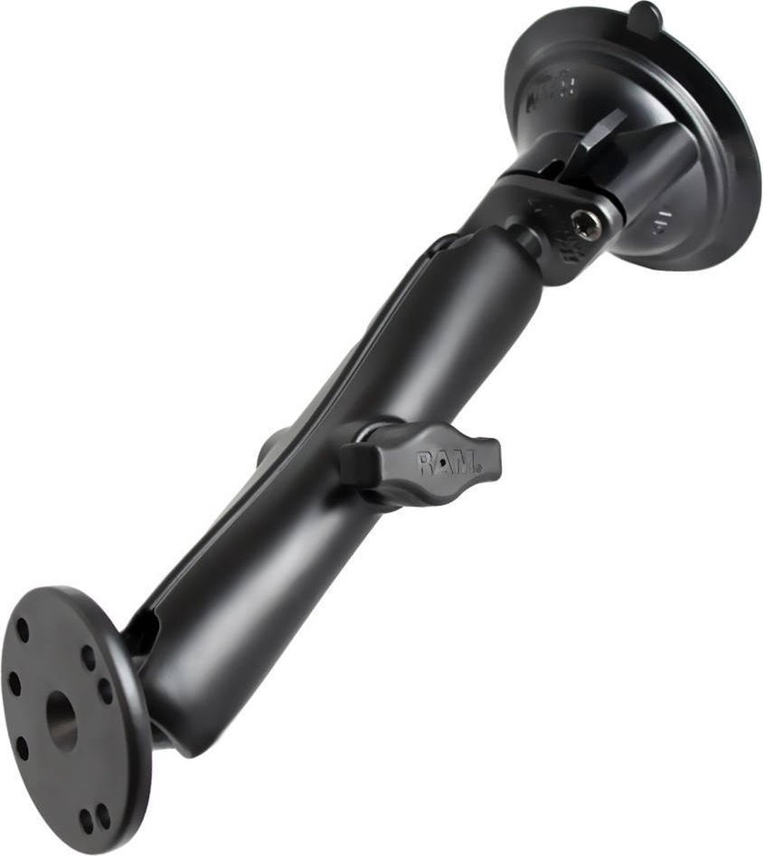 RAM Mounts RAM Mounts Saugfuss-Set runde Basisplatte, lang Arm, B-Kuge