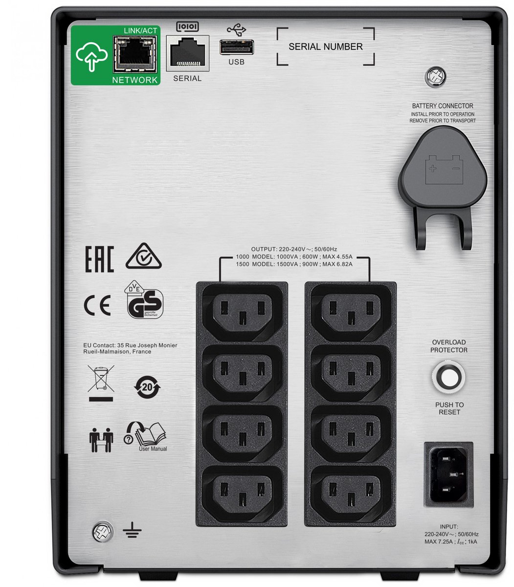 Schneider Electric APC Smart-UPS C 1000VA LCD 230V with SmartConnect