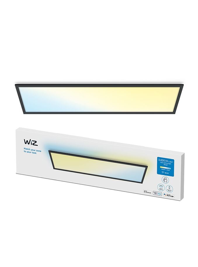 Signify WiZ White Panel Tunable 3400lm Schwarz Einzelpack