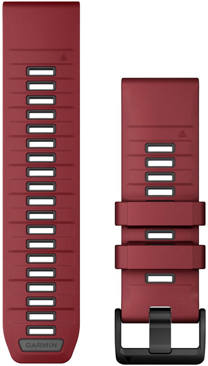 Garmin Garmin Ersatzarmband QuickFit 26mm Silikon Marsala/Graphit