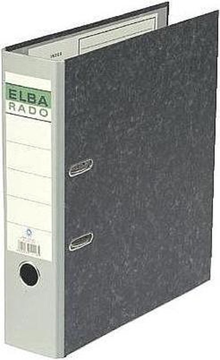 20 x Elba Ordner rado A4 Wolkenmarmor 80mm grau