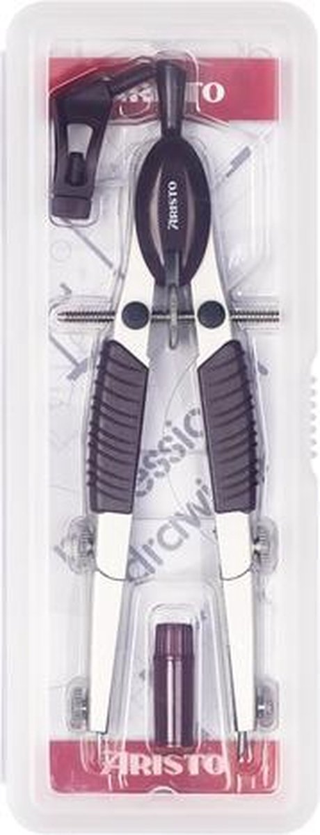 5 x Aristo Schnellverstellzirkel TopLine max. 360mm Länge: 170mm maroo