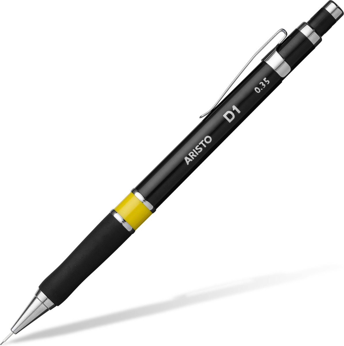 10 x Aristo Feinminenstift D1 0,35 HB schwarz