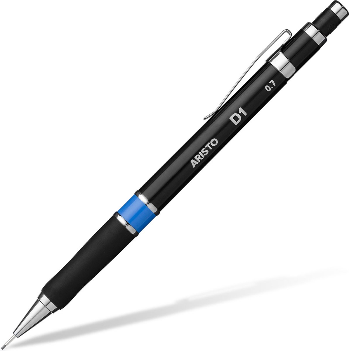 10 x Aristo Feinminenstift D1 0,7 HB schwarz