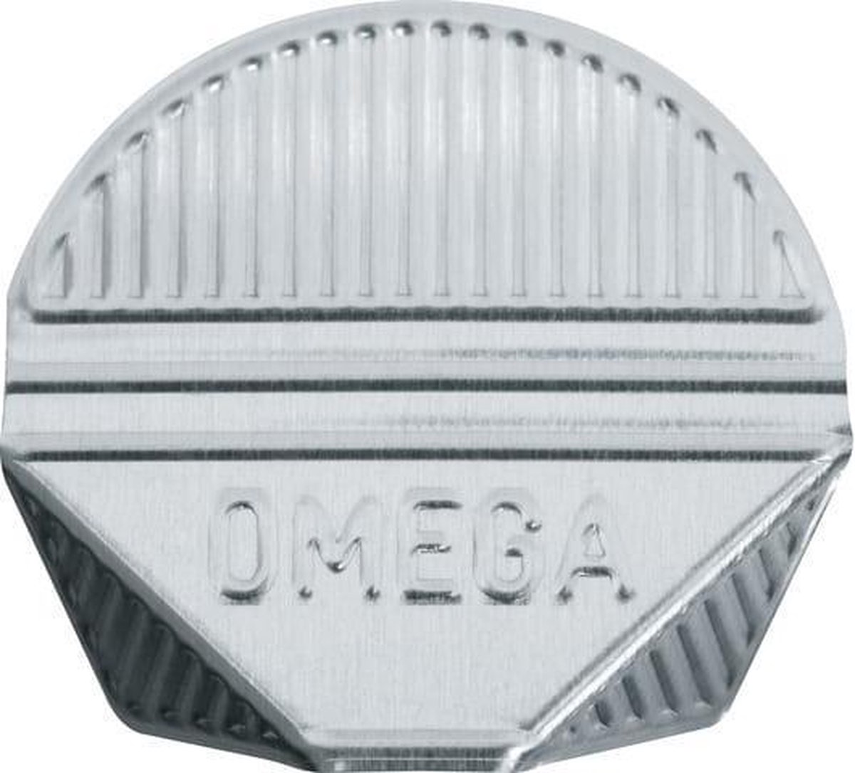 10 x Alco Eckenklammern Aluminium lackiert VE=100 Stück silber