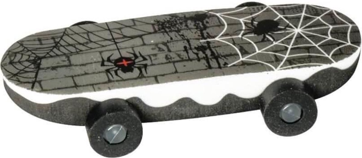 30 x Brunnen Radierer Skateboard 6x2cm Motive sortiert