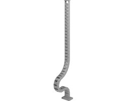 Dataflex Kabelführung Addit Sitz-Steh 472 für 130cm Schreibtisch grau