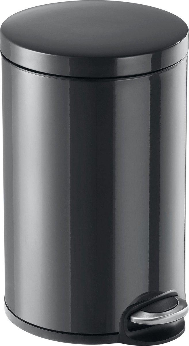 Durable Treteimer Metall Rund 12 12 Liter anthrazit