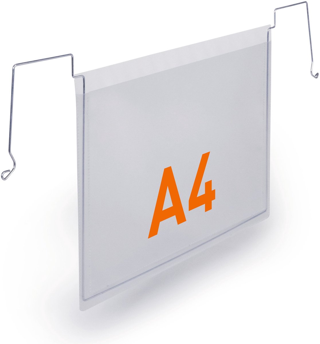 Durable Drahtbügeltasche A4 quer PP transparent