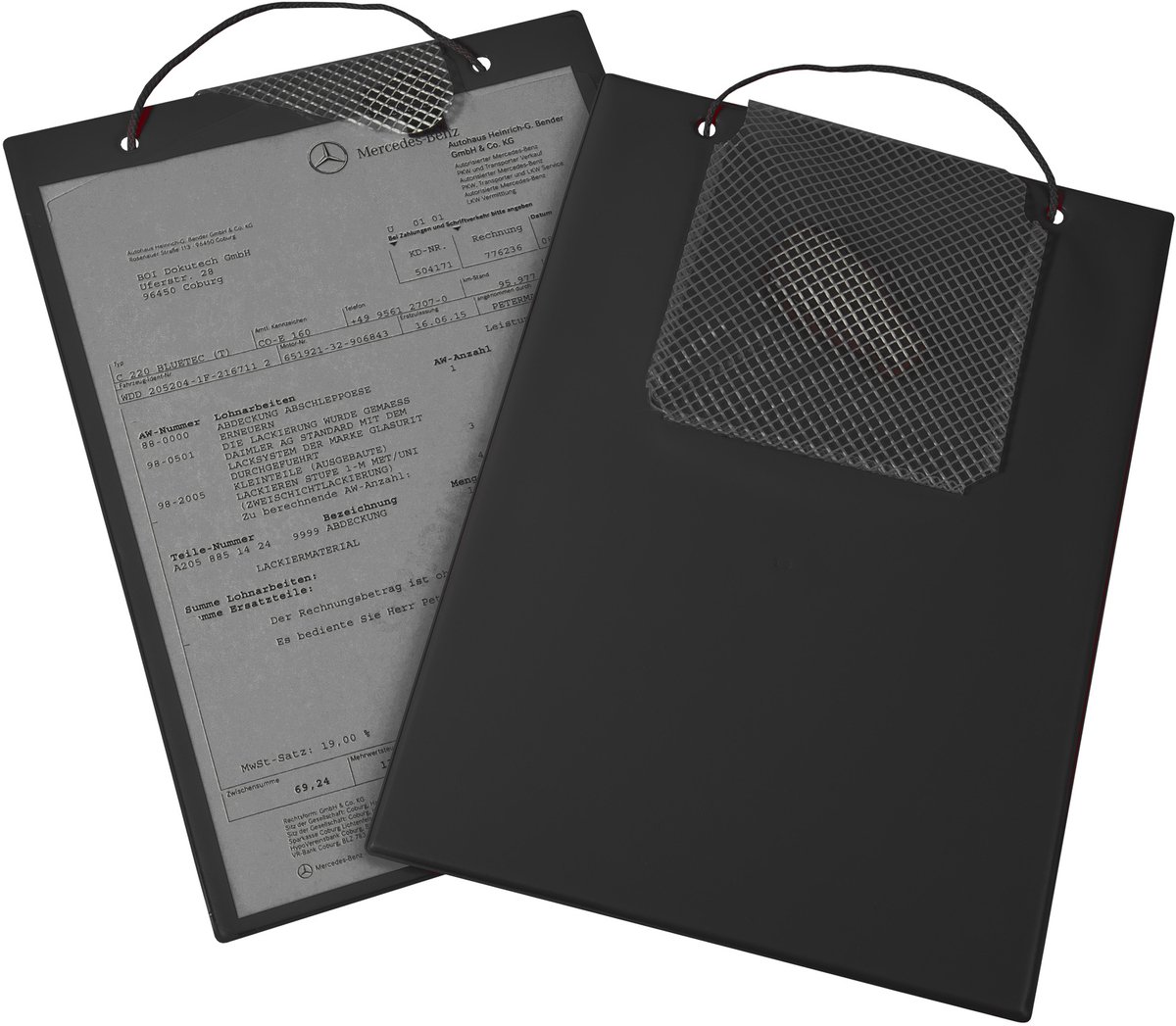 Eichner Auftragstasche Plus 9015-00327 A4 schwarz 10 Stück