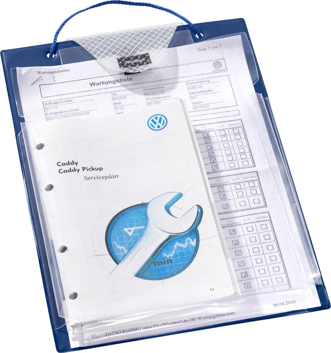 Eichner Auftragstasche Turbo 9015-00395 A4 blau 10 Stück