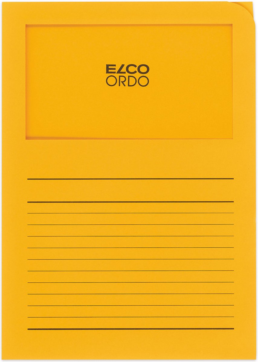 10 x Elco Organisationsmappe Ordo classico Papier A4 220x310 mm goldge