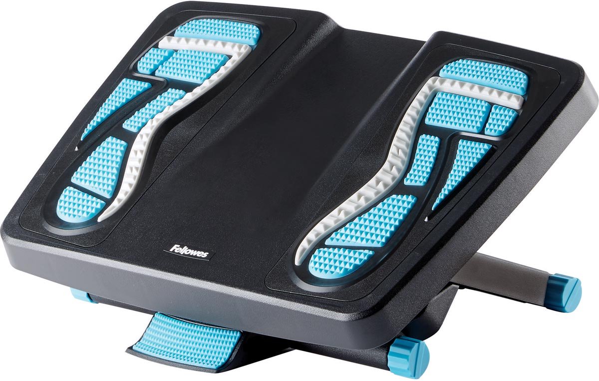 Fellowes Fußstütze Energizer HxBxT 16x45,4x33,6cm schwarz/blau