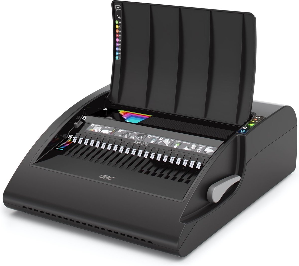 GBC Spiralbindegerät CombBind C210E 450 Blatt schwarz