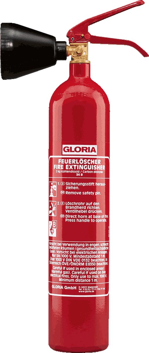 Gloria Handfeuerlöscher PD 12 GA 002141.0000 Brandklasse 55A / 233B