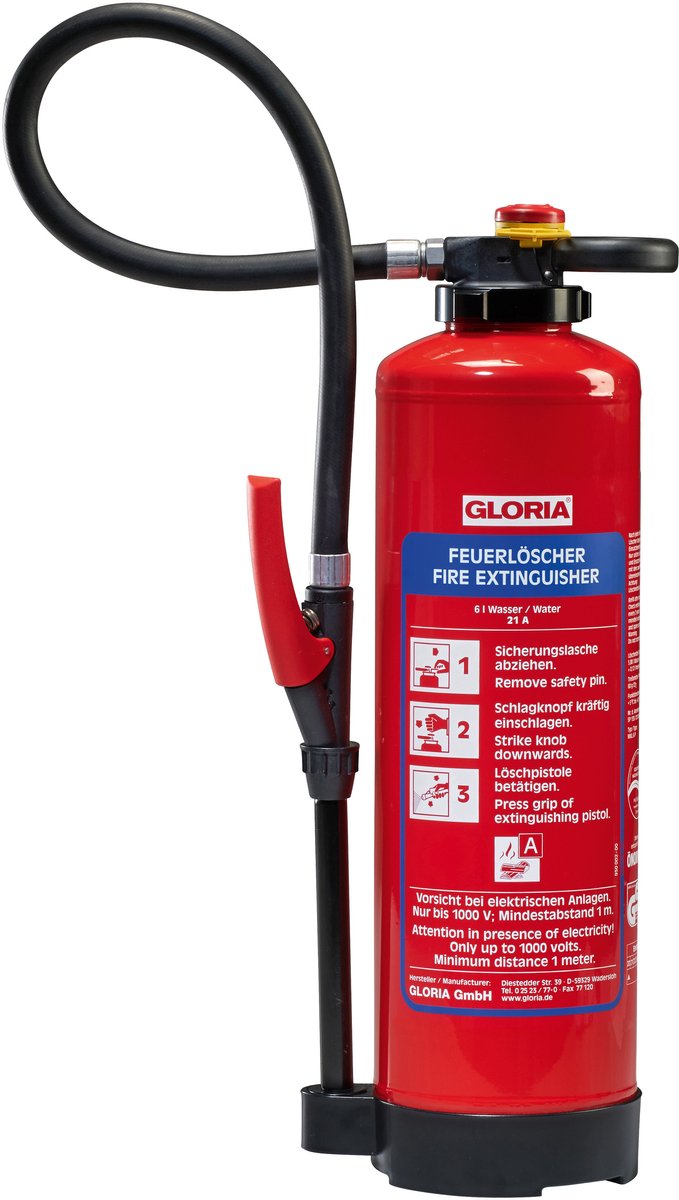 Gloria Wasserfeuerlöscher WKL 6 PRO 803841.0000