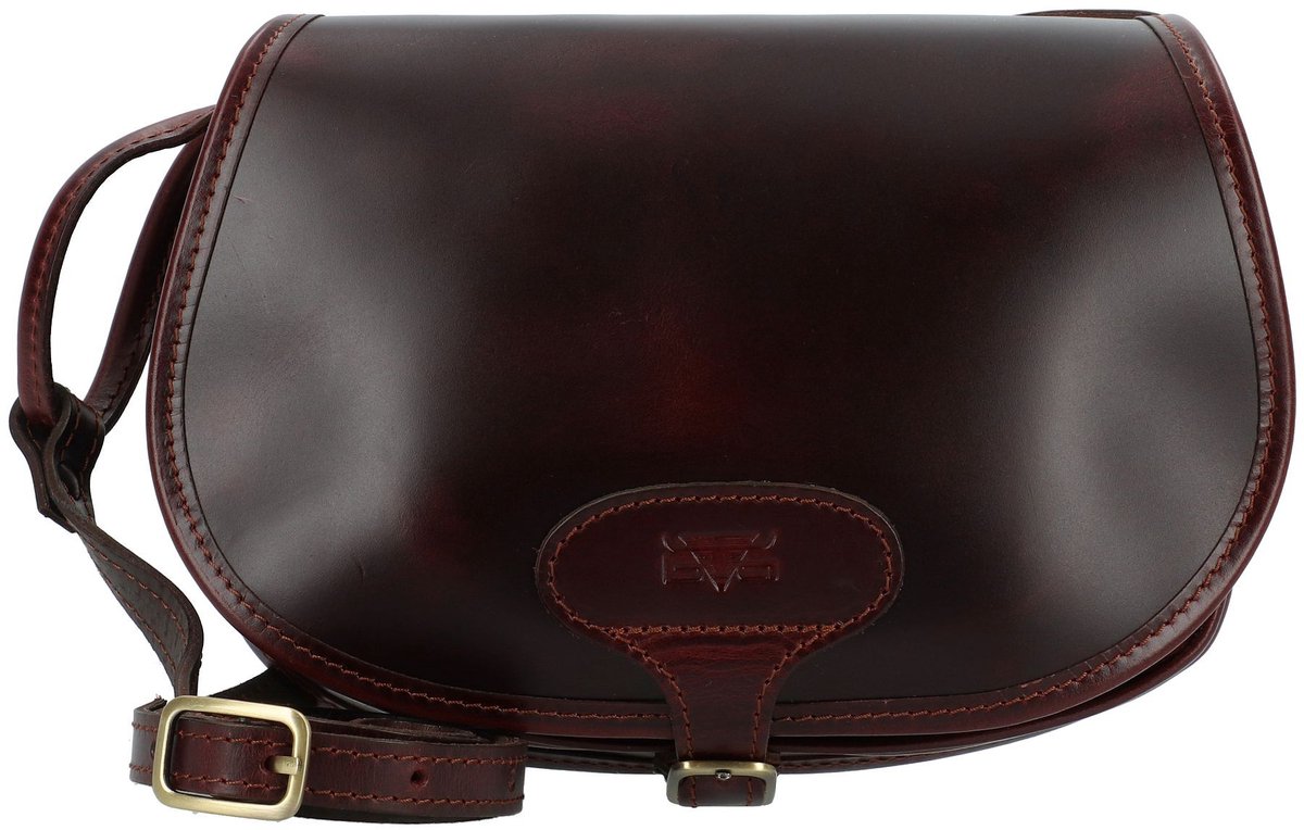 Mika Damentasche Bonny Sattelleder 23x8x18 braun