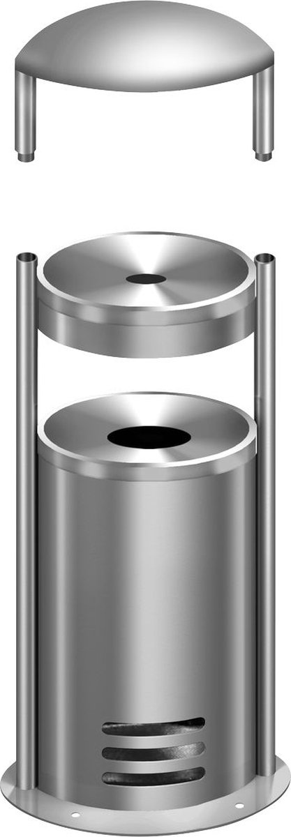 Kerkmann Wetterschutzaufsatz für Sicherheitsascher tec-art E 32x19cm E