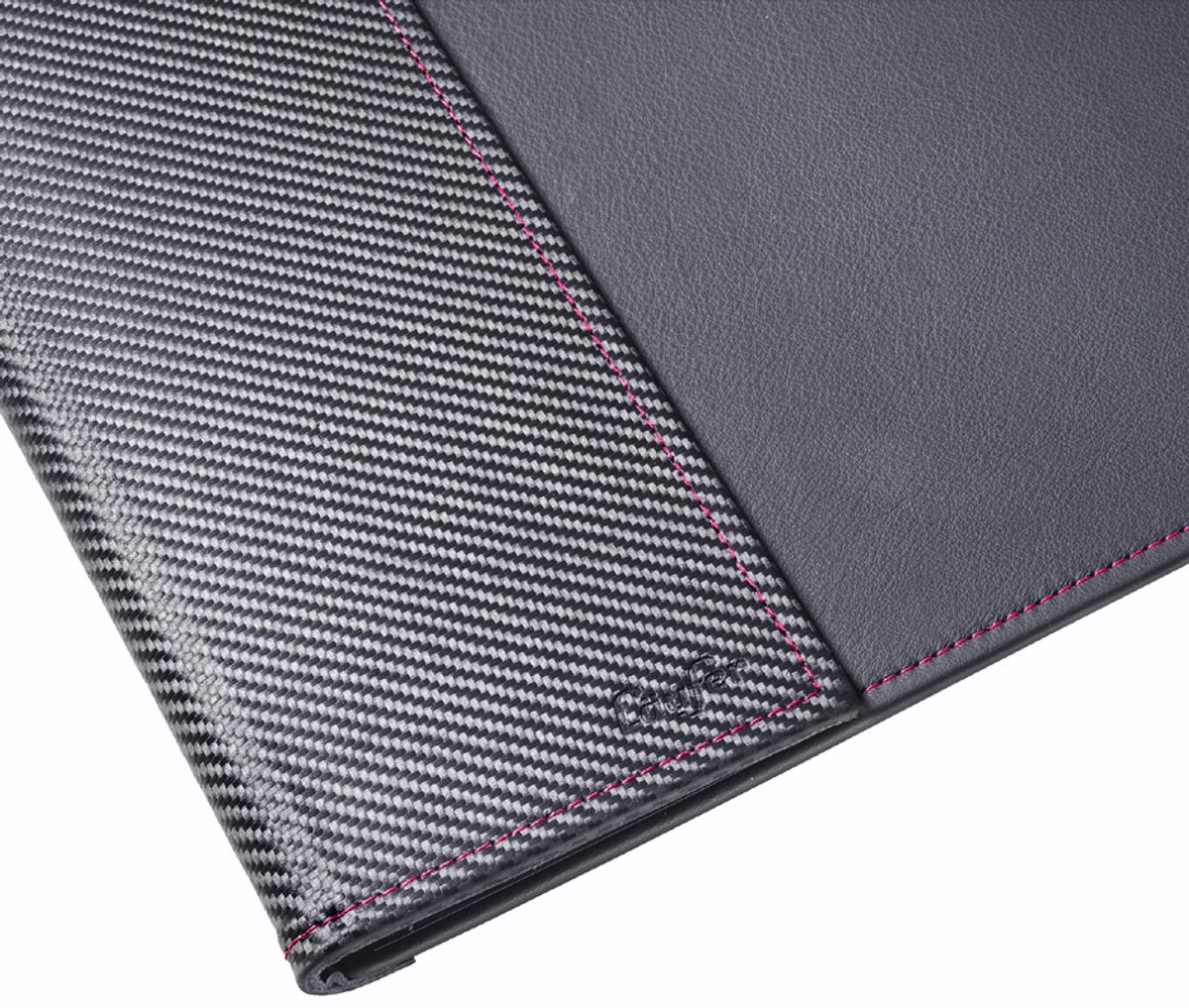 Läufer Schreibunterlage Ambiente Concerto Leder 45x65cm schwarz, pinke