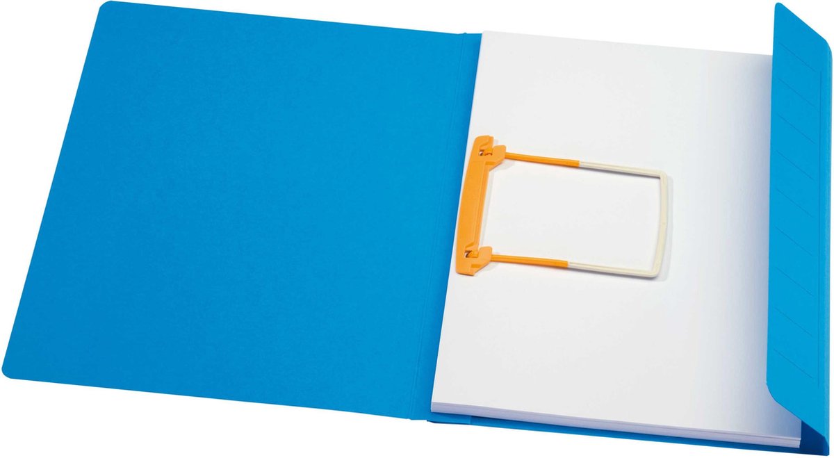 5 x Jalema Kartonhefter Secolor Clipmappe A4 blau VE=10 Stück