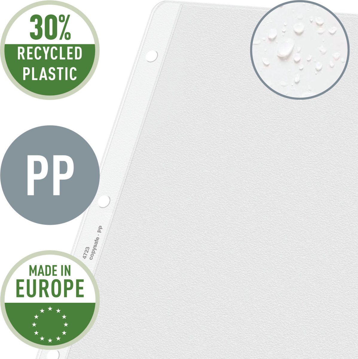 Leitz Prospekthülle 47230003 A3 quer 0,13mm PP transparent 50 Stück