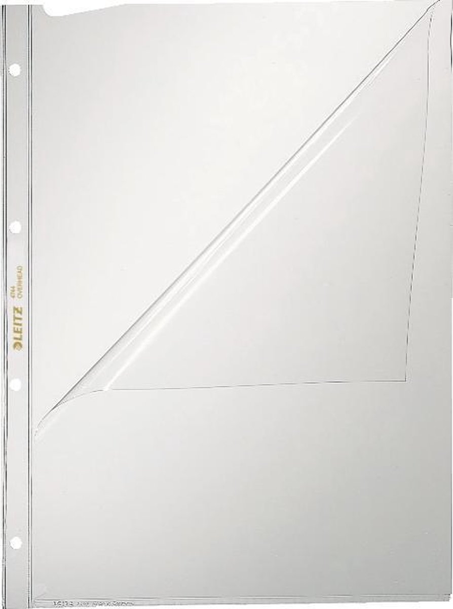100 x Leitz Präsentationshülle Overhead A4 0,08mm glasklar