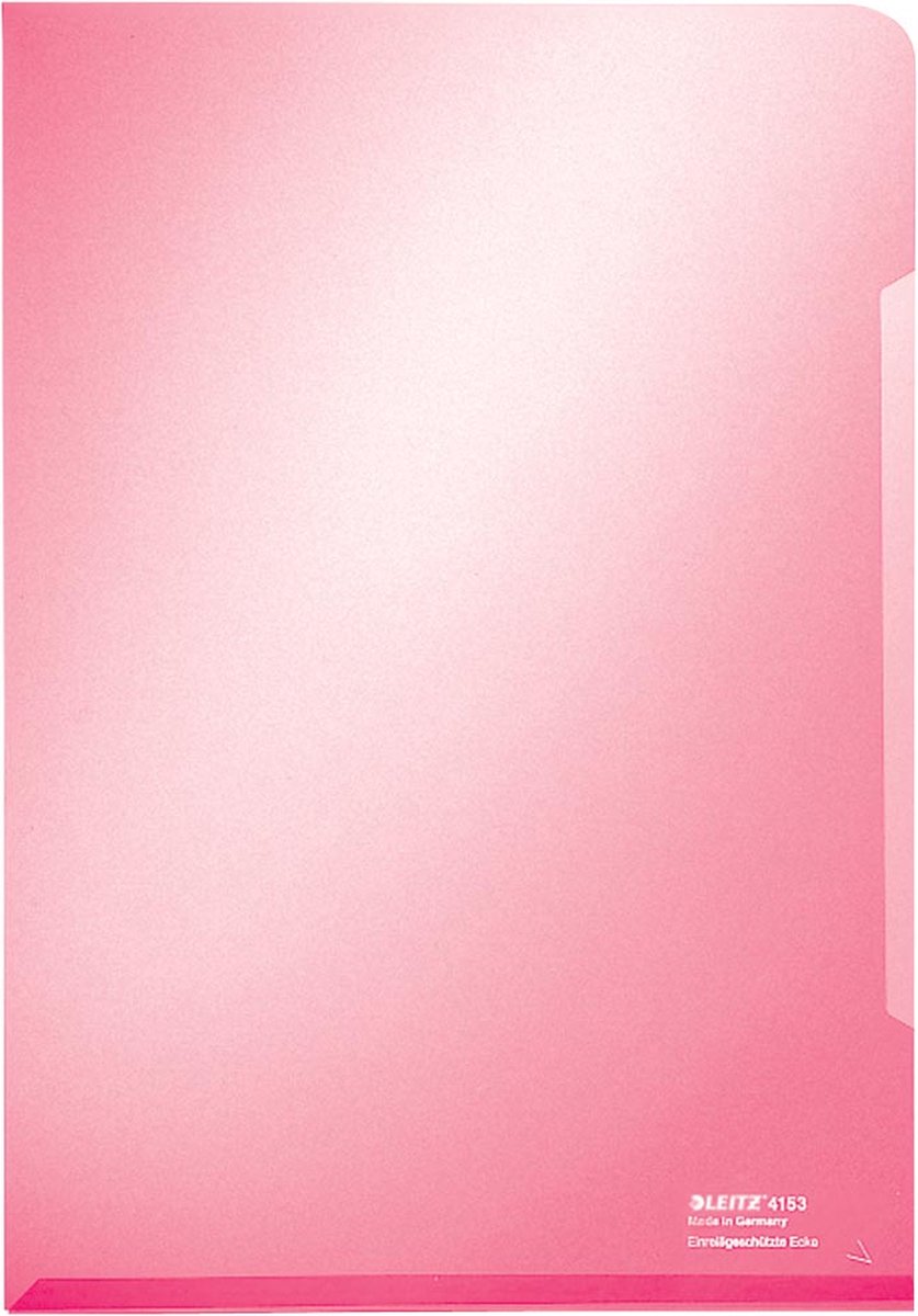 Leitz Sichthülle Super Premium 41530025 A4 0,15mm rot 100 Stück