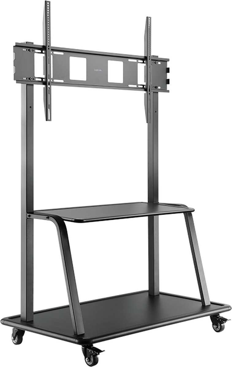 LogiLink Monitorwagen - 60-105 Zoll schwarz höhenverstellbar.