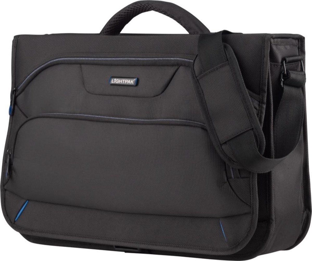 Lightpak Messengerbag Solar Polyester schwarz