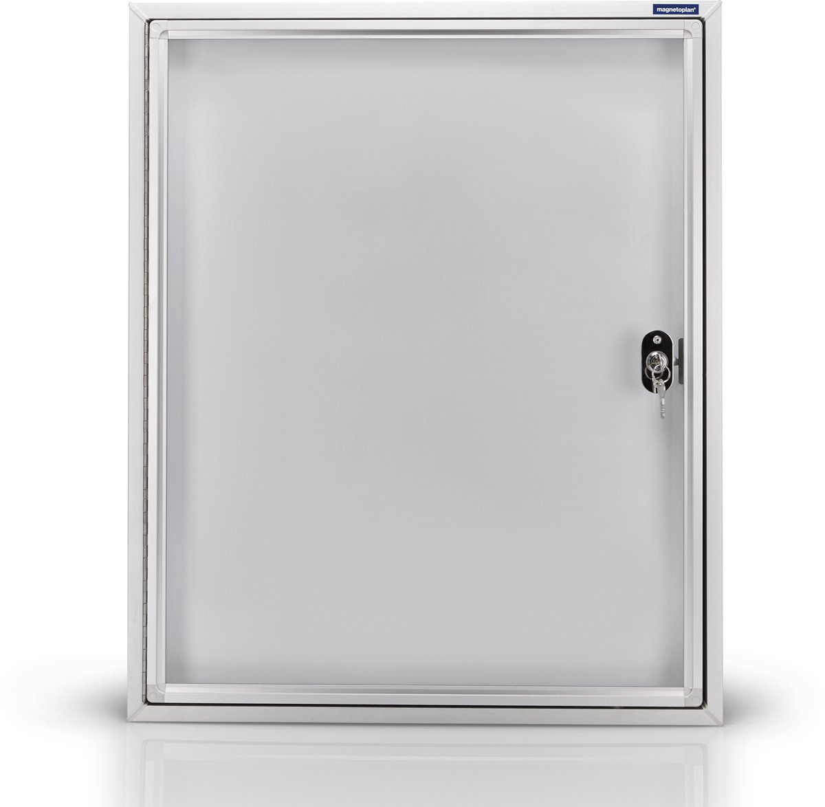 Magnetoplan Schaukasten CC 1214000 65x79cm 4xDIN A4 Aluminium weiß