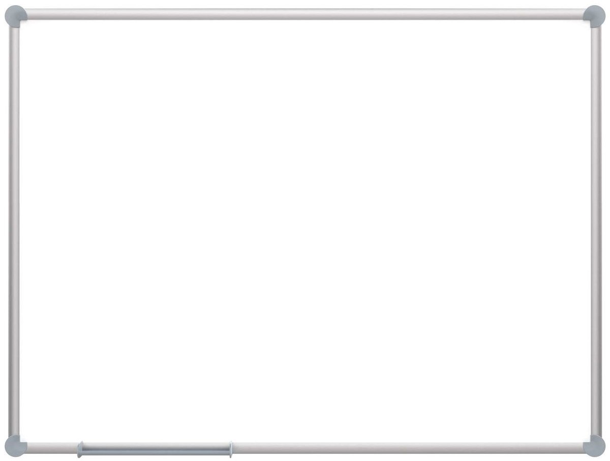 Maul Whiteboard 2000 Maulpro Emaille 90x120cm Ecken grau