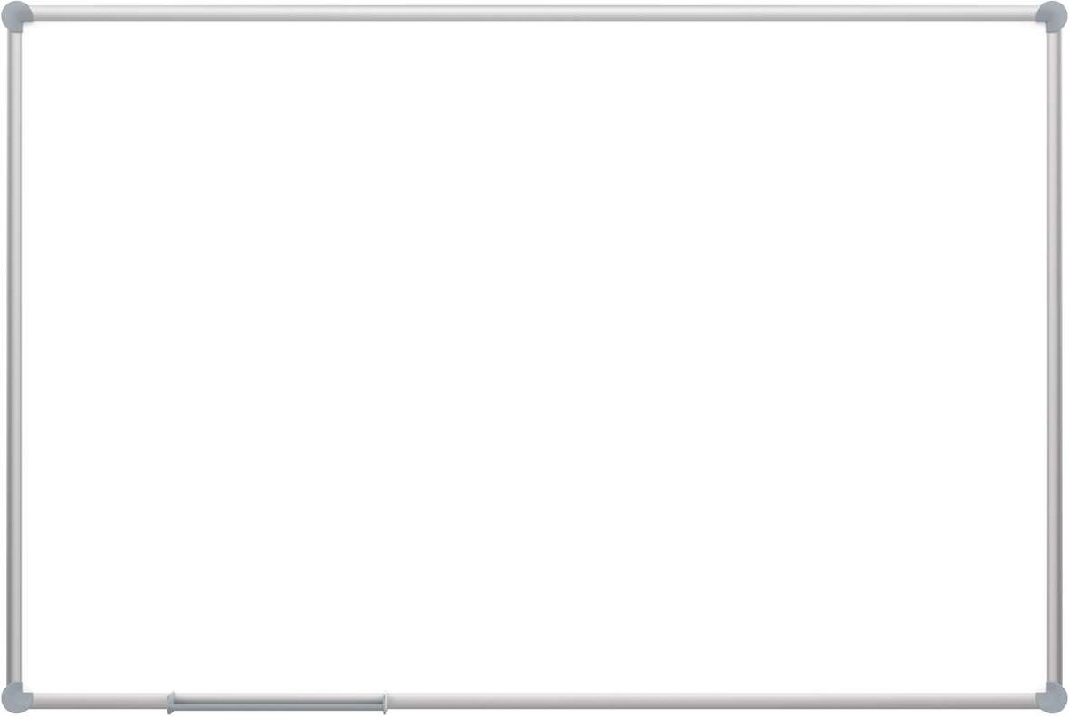 Maul Whiteboard 2000 Maulpro Emaille 100x150cm Ecken grau