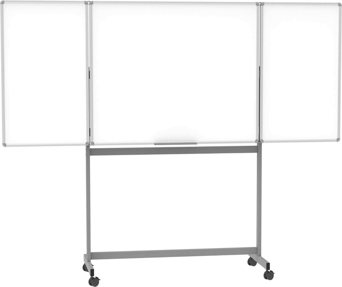 Maul Mobiles Whiteboard Maulstandard drehbar Emaille 300x100cm