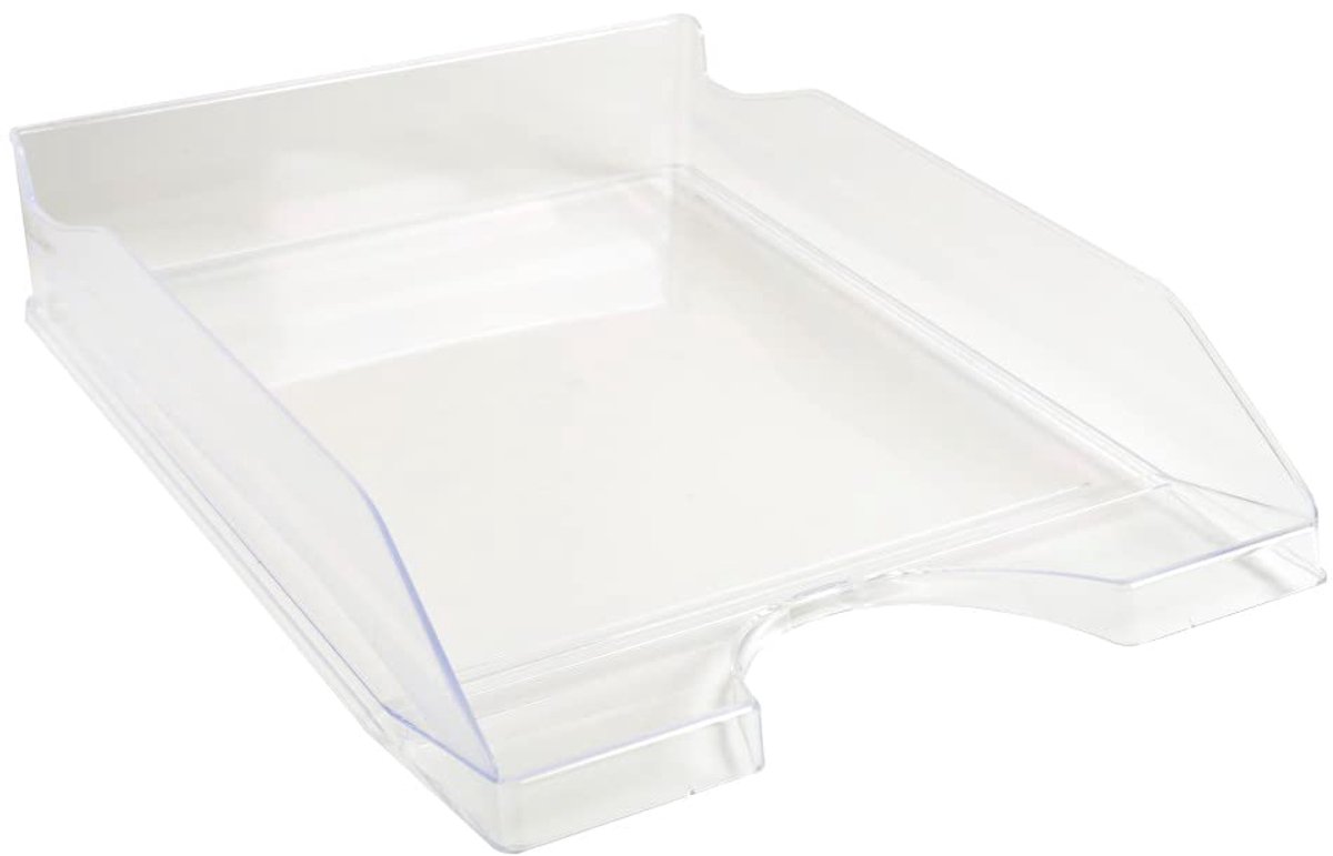 10 x Exacompta Briefablage Ecotray Office A4 glasklar
