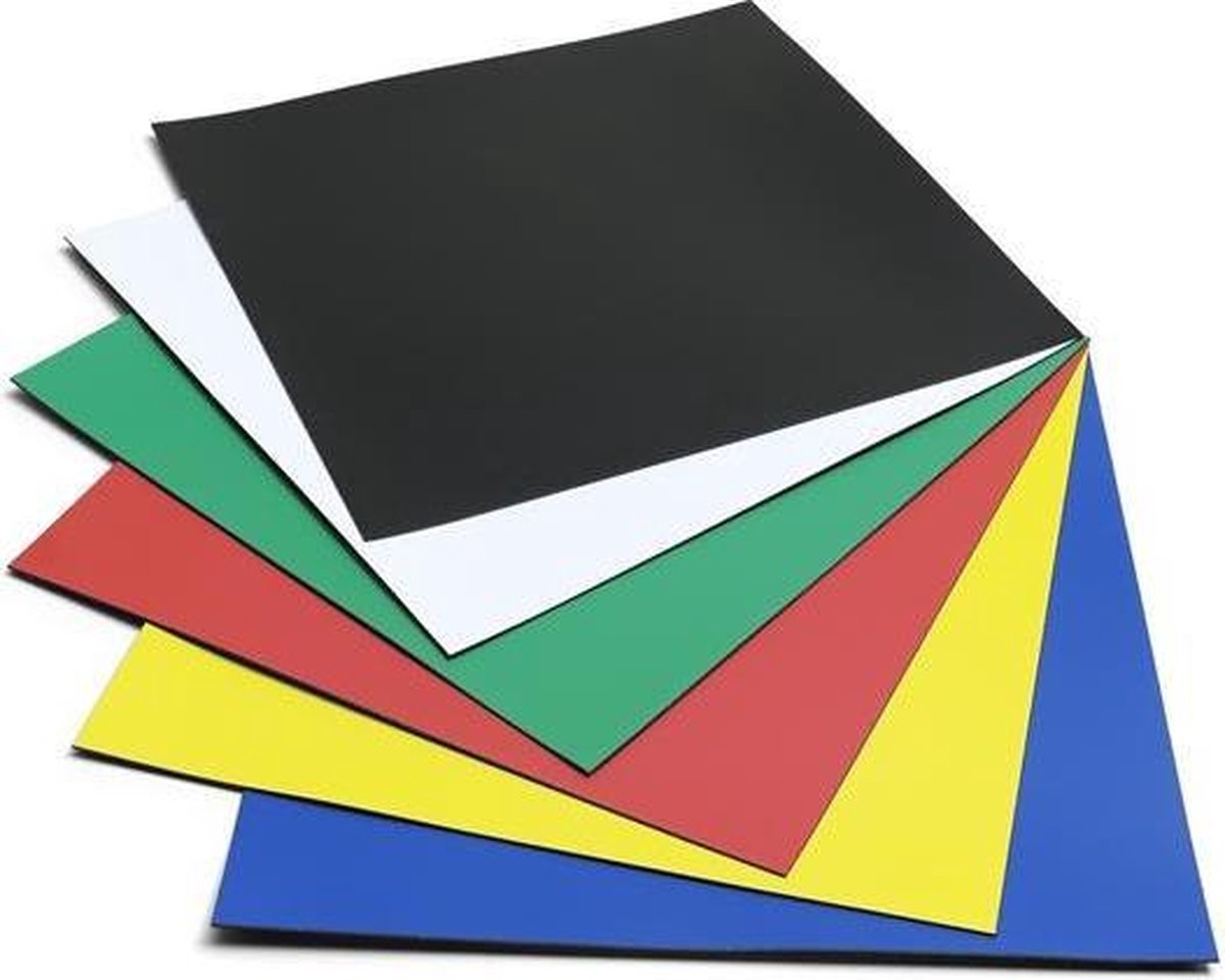 Nobo Magnetbogen 150x150mm 6 Stück sortiert