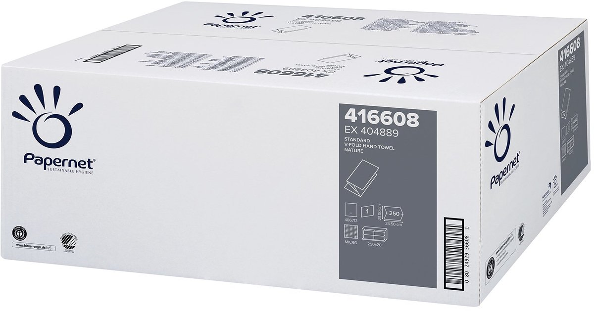 Papernet Papierhandtuch Standard 416608 natur 20x250 Blatt