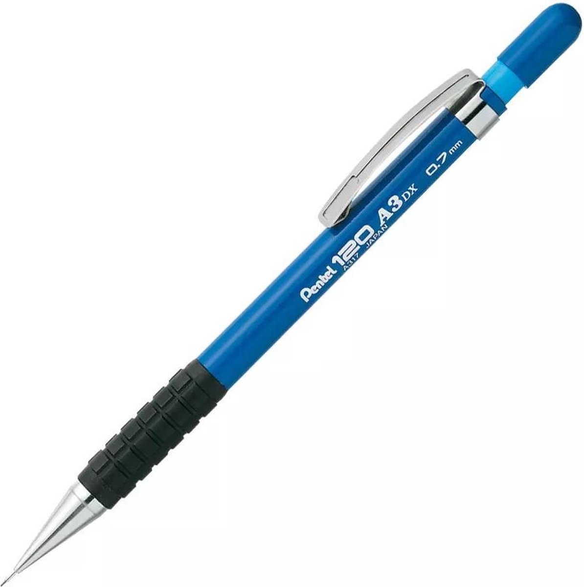 12 x Pentel Druckbleistift Sharp 120 A3 0,7mm blau