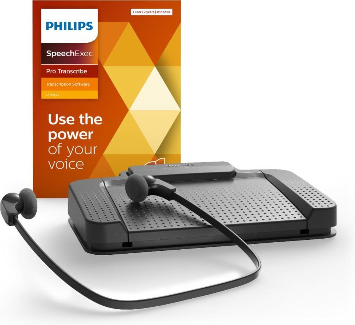 Philips Transkriptions-Set mit Workflow-Software SpeechExec.