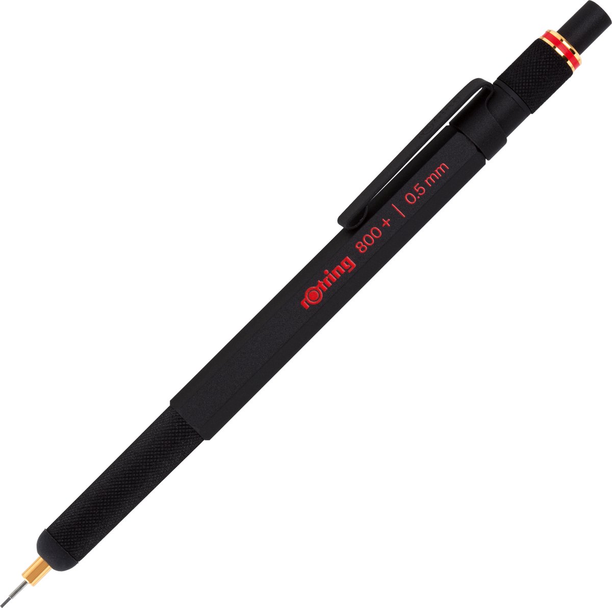 Rotring Feinminenbleistift 800+ 0,5mm HB matt schwarz