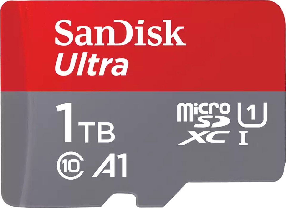 SANDISK MicroSD Card 1TB Ultra Class 10.